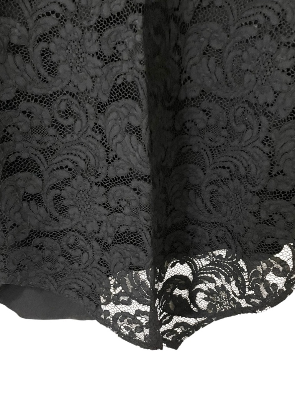 Black Lace V-Neck Women's Top Sweater Witchy Whimsigoth - Picture 6 of 6